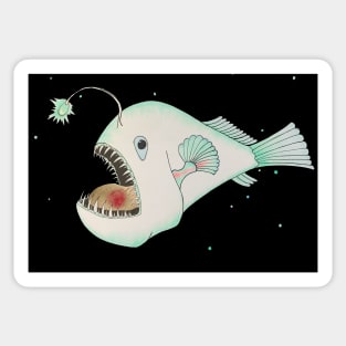 Angler Fish design Sticker